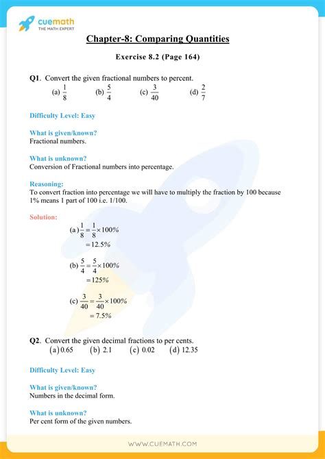 Comparing Quantities Class 7