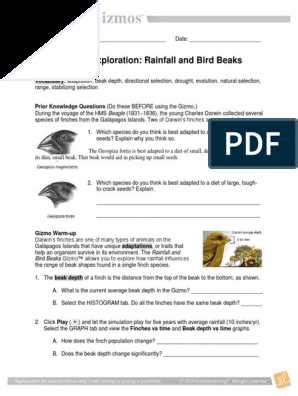 Read Online Comparing Adaptations Birds Answer Key 