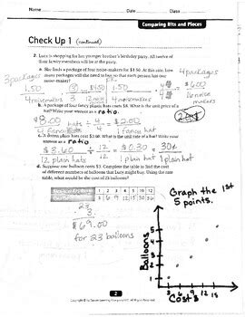 Full Download Comparing Bits And Pieces Math Answers 