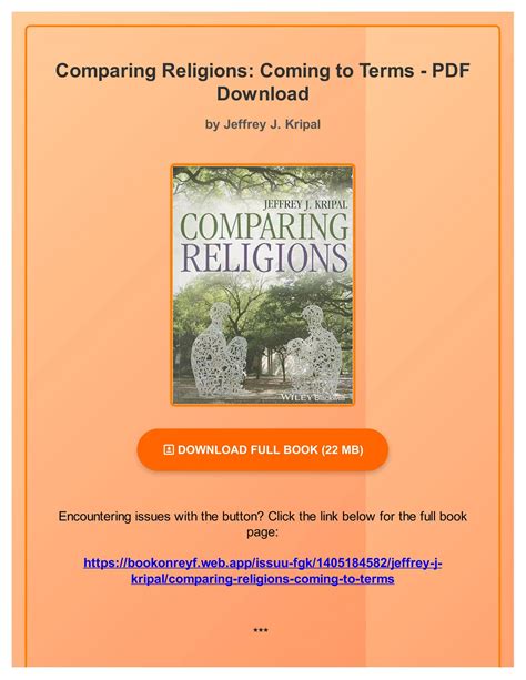 Full Download Comparing Religions Coming To Terms 