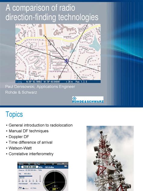 Comparison Of Radio Direction Finding Technologies