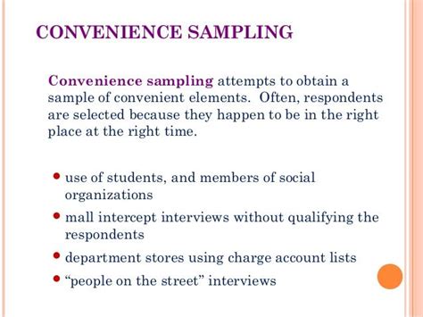 Read Comparison Of Convenience Sampling And Purposive Sampling 