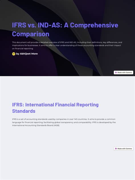 Read Online Comparison Of Ind As With Ifrs Pwc 