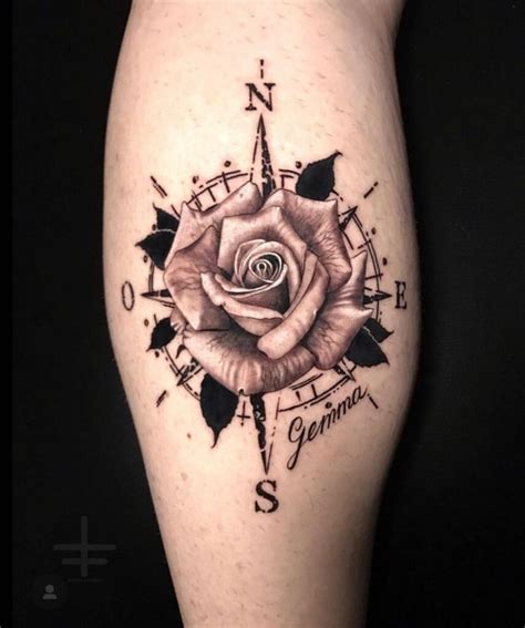 Compass With Rose