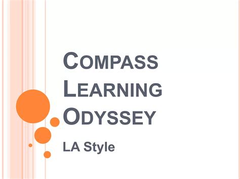 Read Compass Learning Odyssey Answer Key English 4 