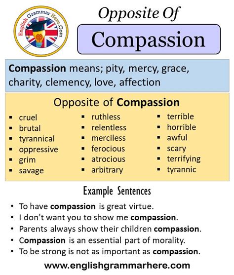Compassion Antonym