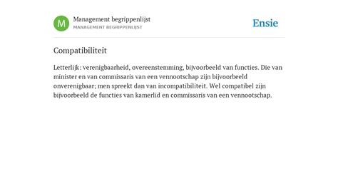 compatibiliteit synoniem