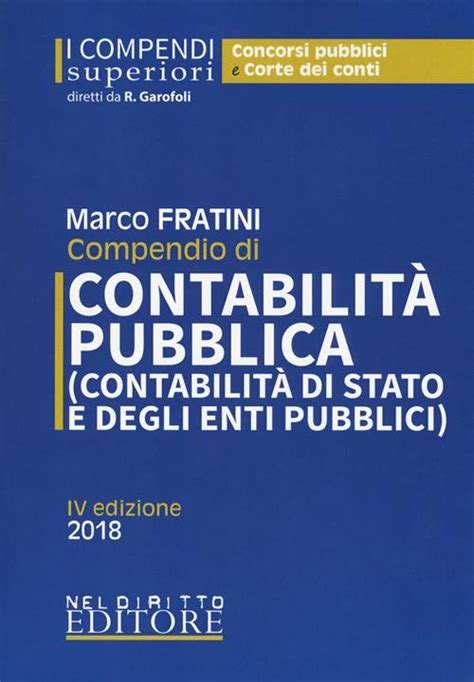 Read Compendio Di Contabilita Pubblica Contabilita Di Stato E Degli Enti Pubblici Di Marco Fratini 