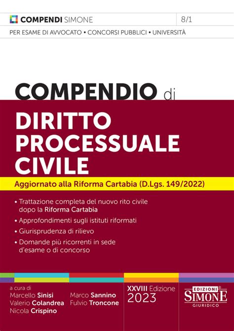 Full Download Compendio Di Diritto Processuale Civile 