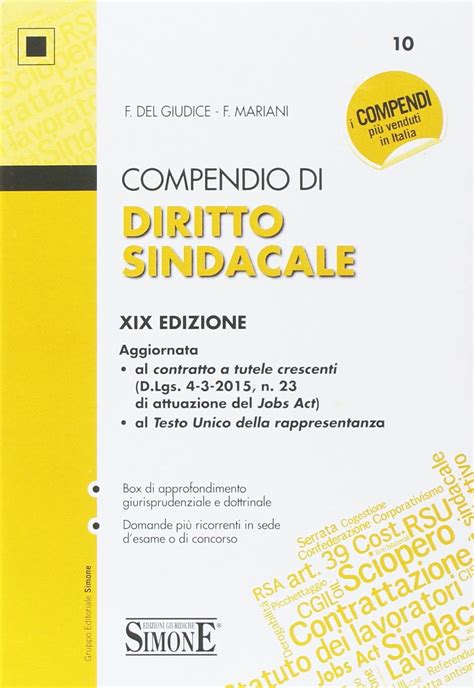 Download Compendio Di Diritto Sindacale 