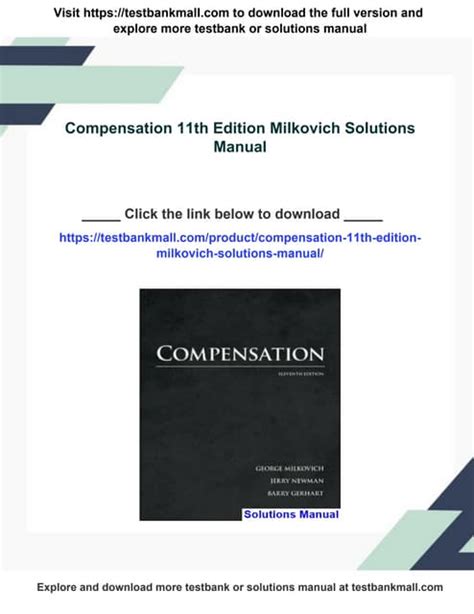 Read Online Compensation 11Th Edition 