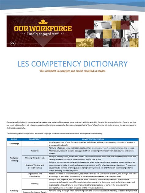 Competency Dictionary Hayslibforme