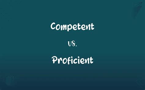 competent