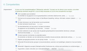 competenties vacature