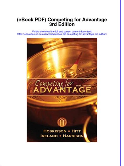 Competing For Advantage 3rd Edition Diantiore