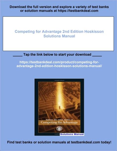 Download Competing For Advantage 2Nd Edition 