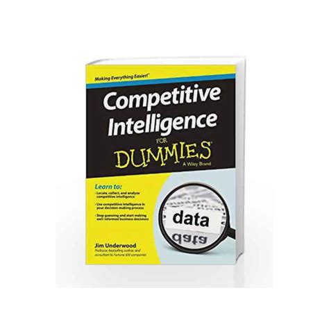 competitive intelligence for dummies