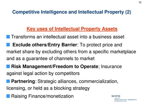 Competitive Intelligence Using Intellectual Property