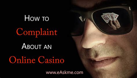 complaint to online casino