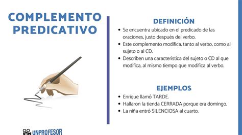 Complemento Predicativo Ejemplos