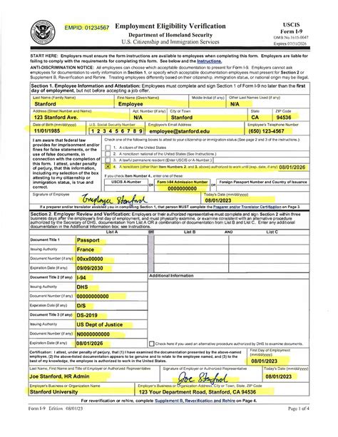 complete a Form 1