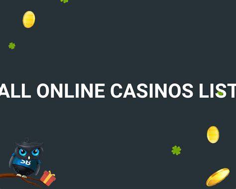 complete casino list