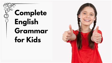 Complete English Grammar For Kids Children Grade 1 Simple English Sentences For Kids - Simple English Sentences For Kids