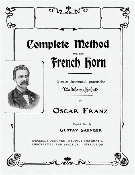 Complete Method For The French Horn