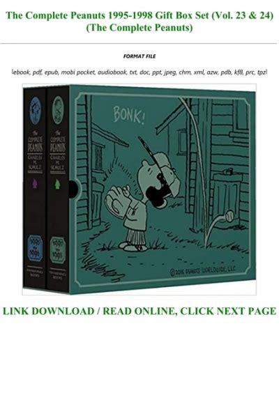 Complete Peanuts 1995 1998 Gift Vol