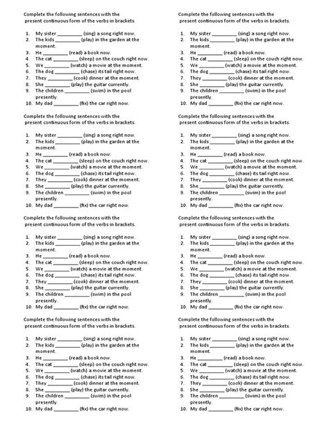 Complete The Following