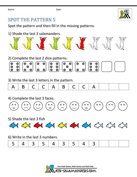 Complete The Pattern Numbers Complete The Number Patterns - Complete The Number Patterns