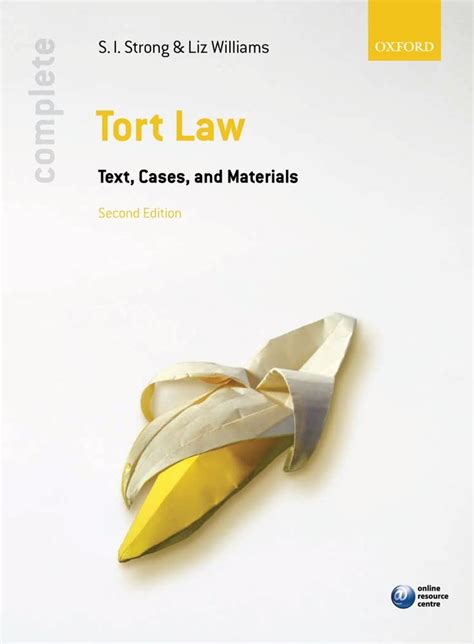 Complete Tort Law Text Cases And Materials