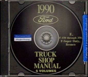 Download Complete 1990 Ford Van Econoline Factory Repair Shop Service Manual Cd Includes F100 F 150 F 250 F 350 F Super Duty Bronco E 100 E 150 E 250 E 350 90 