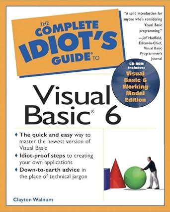 Full Download Complete Idiot Guide To Visual Basic 6 