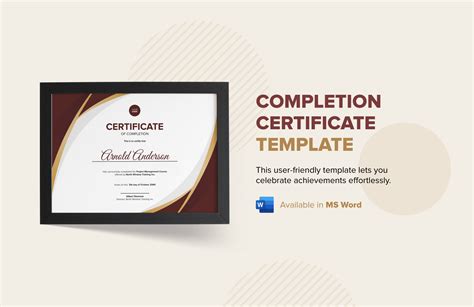 Completion Certificate