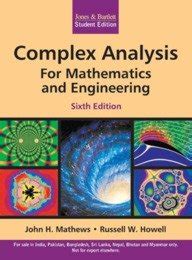complex analysis for mathematics engineering 6th edition