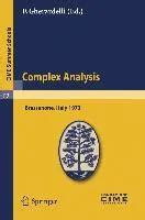 Complex Analysis Lectures Given At A Summer School Of The Centro Internazionale Matematico Estivo He