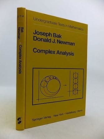 Complex Analysis Springer Joseph Bak
