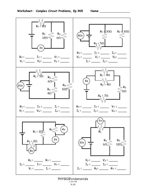 Complex Circuit Problems Episode 905 Answers