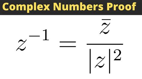 Complex Conjugate Of Z