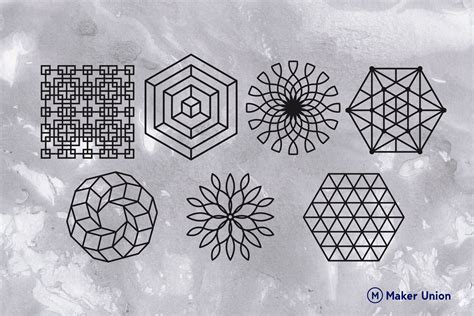 Complex Geometric Pattern Shapes
