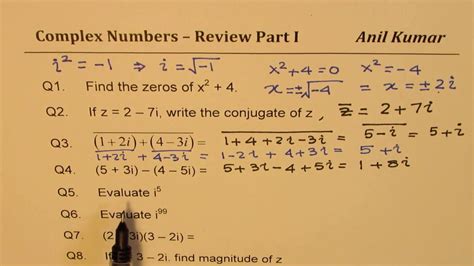 Complex Numbers Questions With Solutions Byju X27 S Complex Numbers Practice Worksheet Answers - Complex Numbers Practice Worksheet Answers