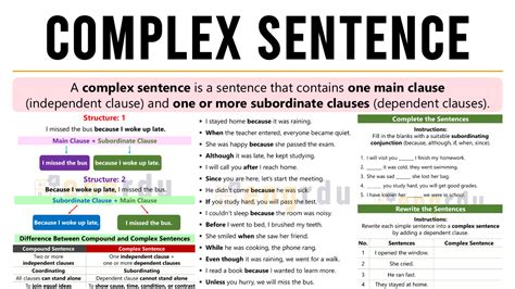 Complex Sentence Adalah