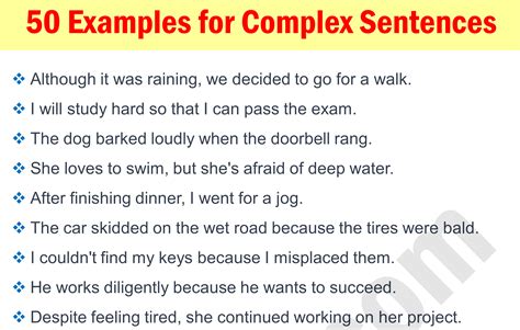 Complex Sentences 50 Examples Espresso English Writing Complex Sentences - Writing Complex Sentences