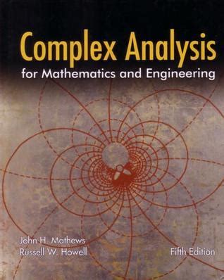 Read Online Complex Analysis For Mathematics And Engineering Download 