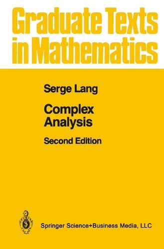 Download Complex Analysis Serge Lang Solution 