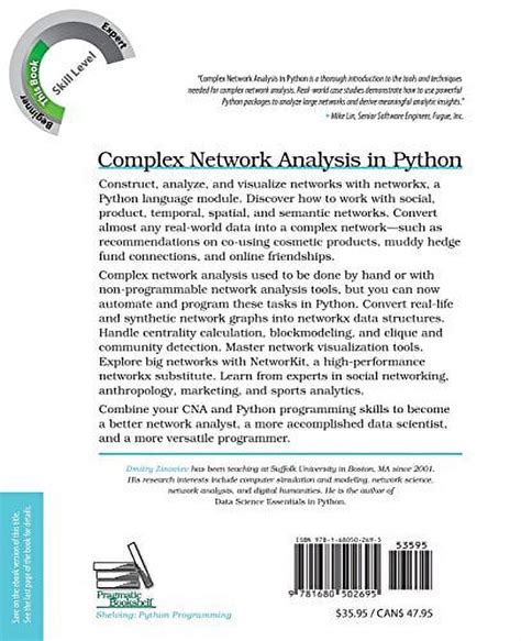 Complex Network Analysis in Python: Recognize - Construct - Visualize - Analyze - Interpret