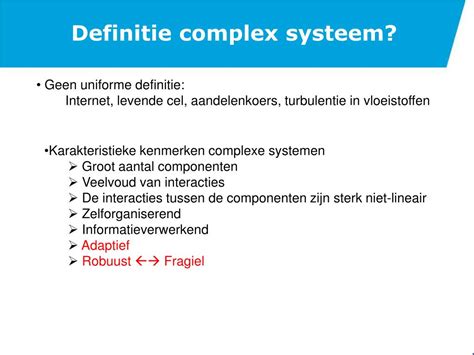 complexiteit definitie