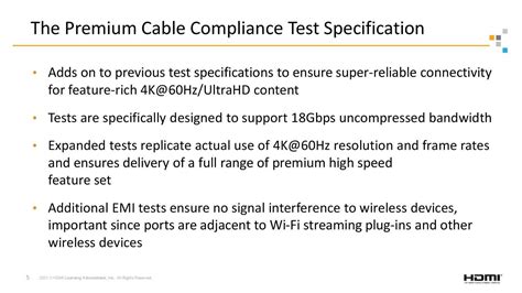 Compliance Test Specification