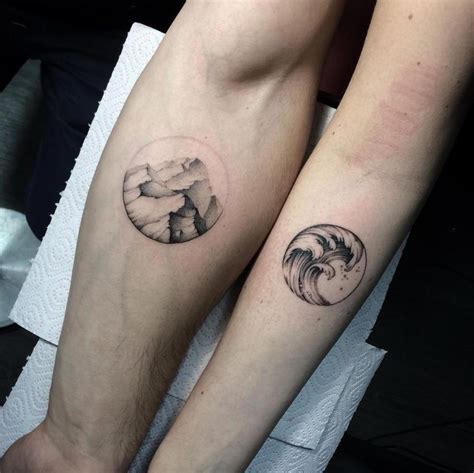 complimenting couple tattoos